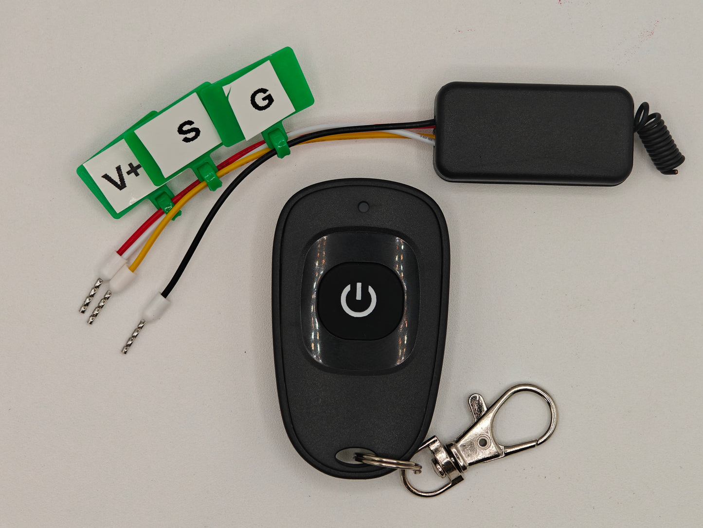 PropActivator Controller from DmitriyCreations with RF Remote control kit 433Mhz, Prewired and labeled.