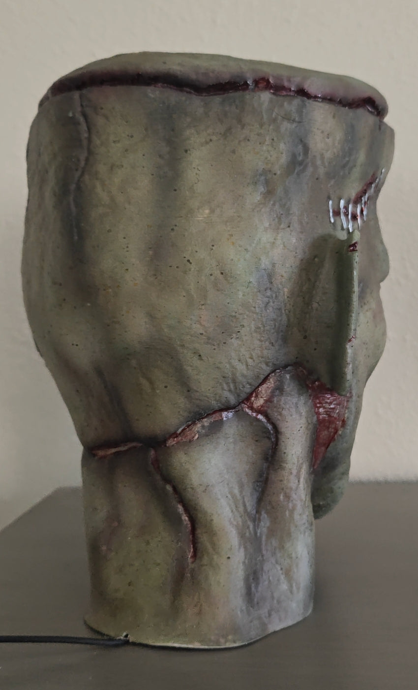 Frankenstein Head Bust with DIGITAL EYES Kit included