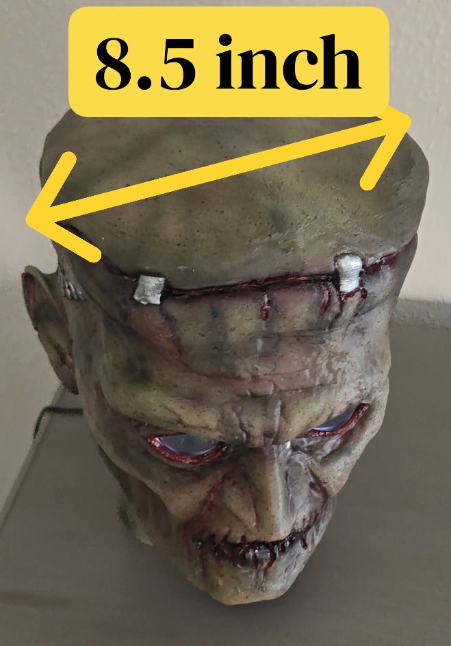 Frankenstein Head Bust with DIGITAL EYES Kit included