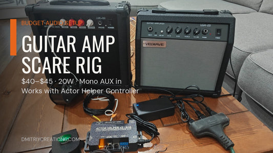 Cheapest Speaker for Your Actor Helper Controller: The $40 Guitar Amp Scare Rig