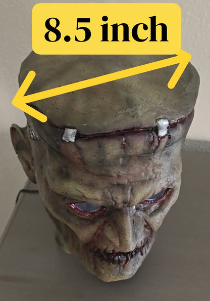 Frankenstein Head Bust with DIGITAL EYES Kit included